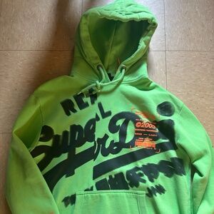 Graffiti Print Pullover Hoodie